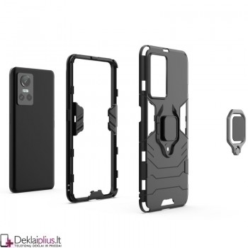 Sustiprintas dėklas 4in1 - juodas (telefonui Realme Gt Neo 3)